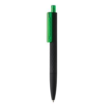 SAMANO Černé pero X3 Smooth touch, modrá n., zelená