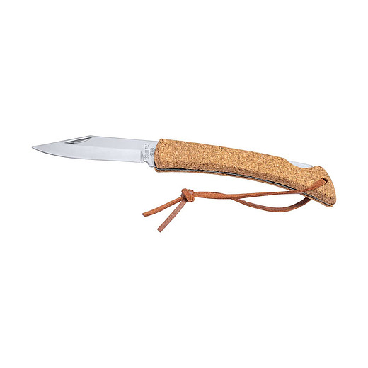 SANIAS Kapesní nůž z nerezové oceli s korkovou rukojetí