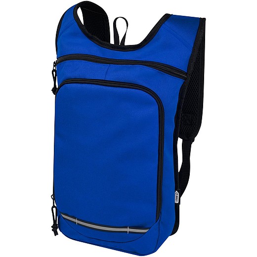 SAPOS Malý turistický batoh ze 100% recyklovaného a vodoodpudivého polyesteru GRS, královsky modrý