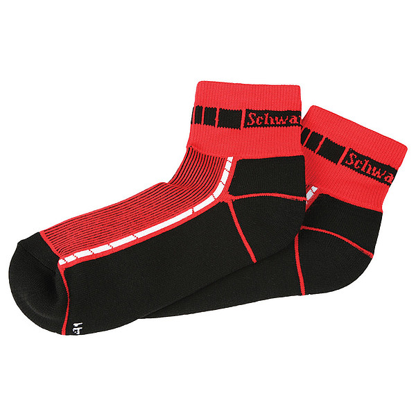 SCHWARZWOLF BIKE ponožky, červená, velikost 36-38