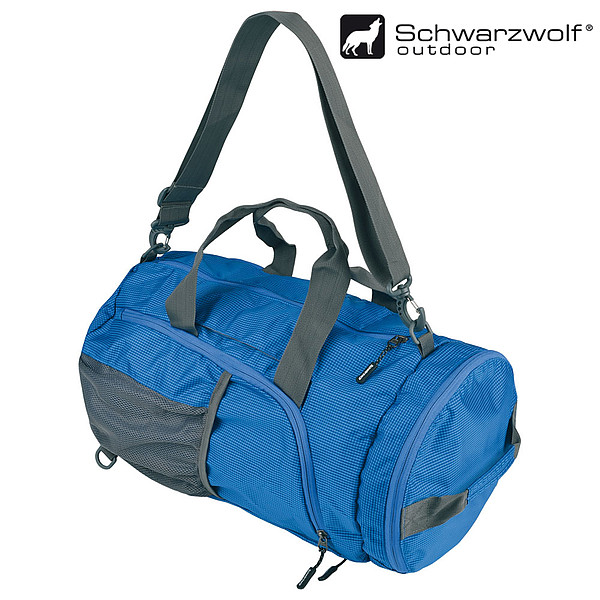 SCHWARZWOLF BRENTA skládací taška/batoh, modrá
