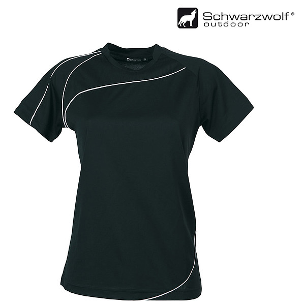 SCHWARZWOLF RILA WOMEN funkční tričko, černé S