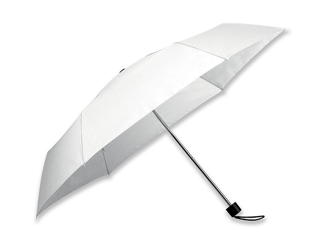 SEAGULL polyesterový skládací manuální deštník, 6 panelů, Bílá