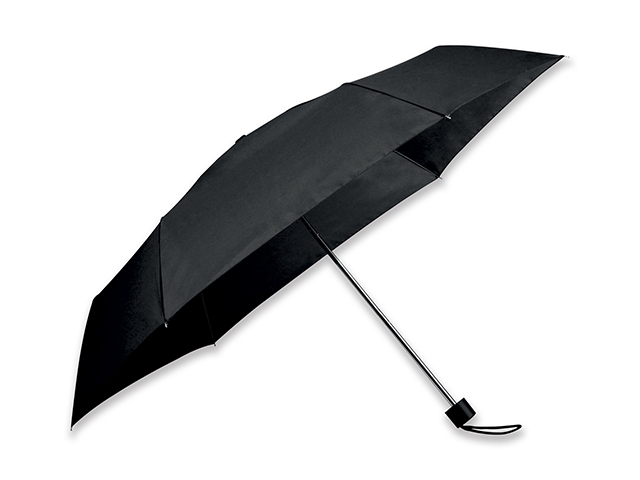 SEAGULL polyesterový skládací manuální deštník, 6 panelů, Černá