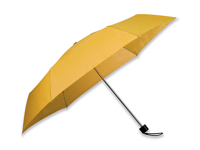 SEAGULL polyesterový skládací manuální deštník, 6 panelů, Žlutá