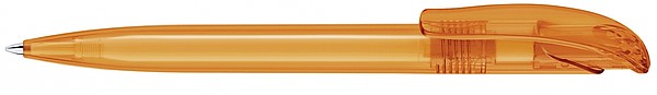 SENATOR CHALLENGER Plastové mírně transparentní kuličkové pero značky Senator, oranžová