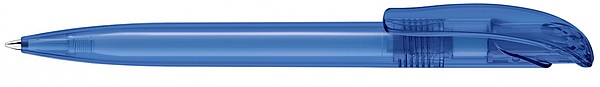 SENATOR CHALLENGER Plastové mírně transparentní kuličkové pero značky Senator, tm. modrá