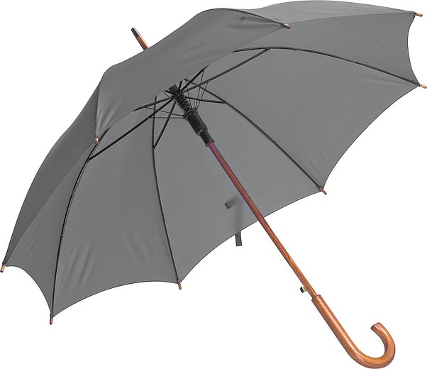 SERGAR Automatický holový deštník, stříbrný