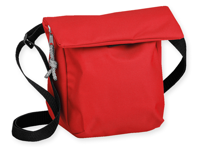 SHANNON polyesterová taška přes rameno, 600D, Červená