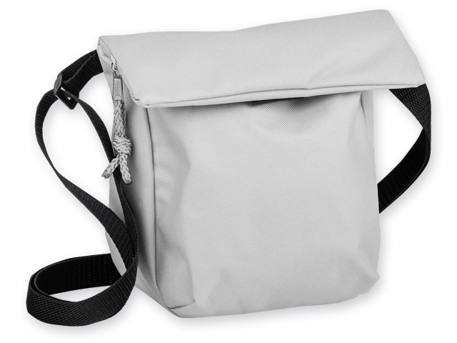 SHANNON polyesterová taška přes rameno, 600D, Světle šedá