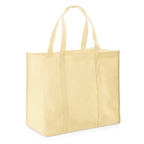 SHOPPER. Taška z netkané textilie (80 g/m²), béžová