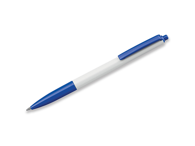 SIMPLY plastové kuličkové pero, modrá náplň, Modrá