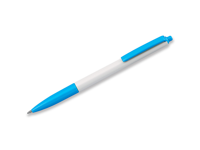 SIMPLY plastové kuličkové pero, modrá náplň, Světle modrá