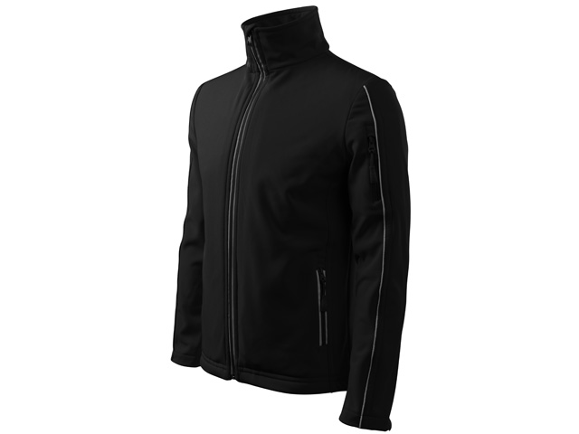 SOFTSHELL JACKET MEN pánská bunda 300 g/m2, vel. M, ADLER, Černá