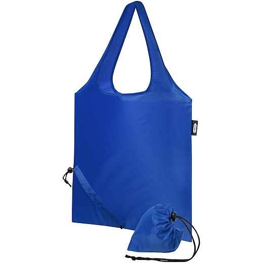 SOLURA Skládací nákupní taška z RPET, královská modrá