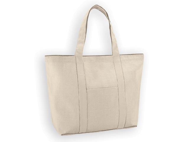 SOPHOS bavlněná nákupní taška přes rameno, 280 g/m2, Přírodní