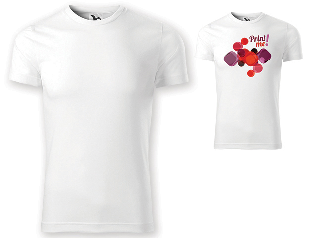 STARY SUBLIM unisex tričko,  160 g/m2, vel. XS, ADLER, Bílá