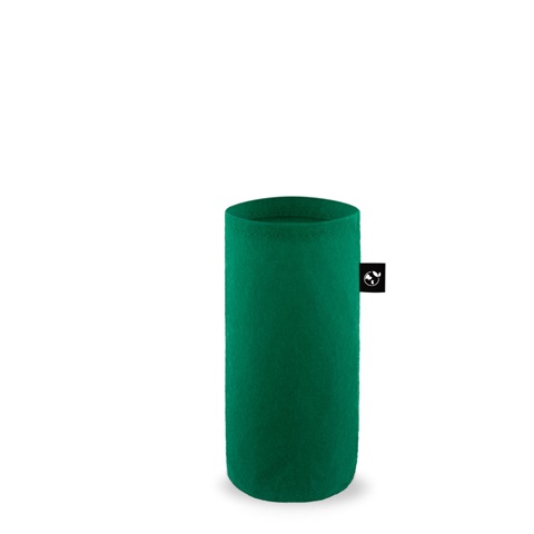 STOREY. Pouzdro z recyklované plsti (100% rPET), ideální na láhve, tmavě zelená