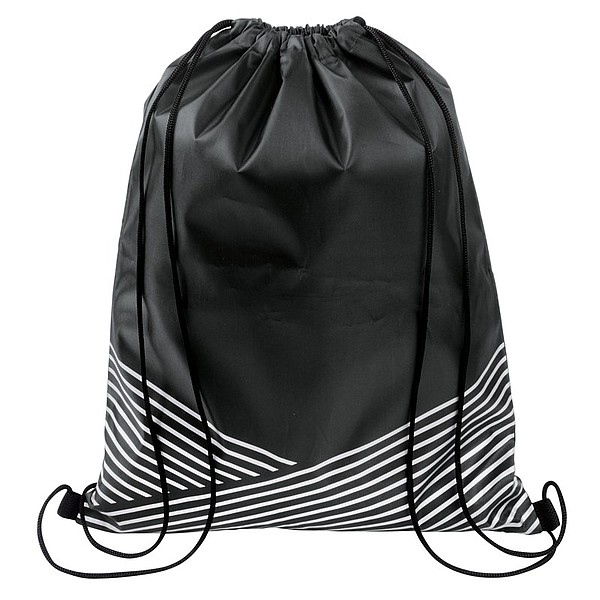 TAGAMOS Stahující batoh s reflexním potiskem, černá