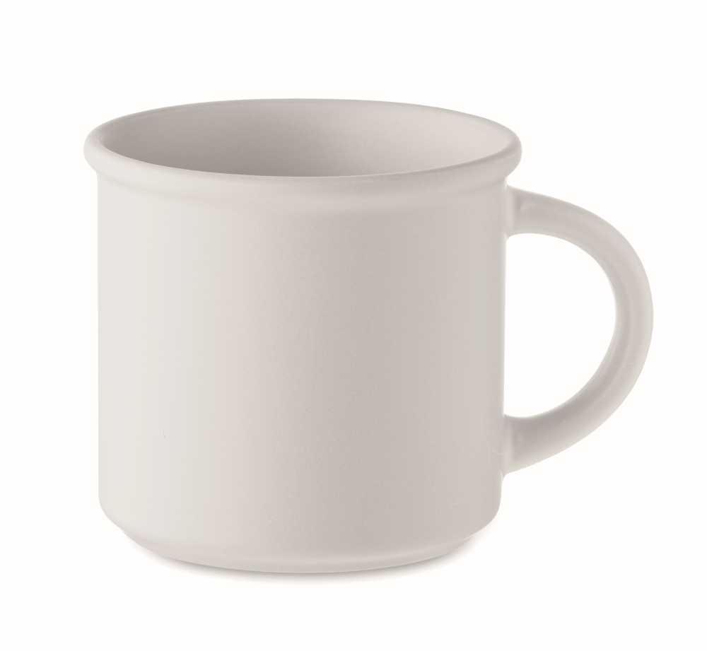 TAMERON Matný keramický hrnek 300 ml, bílá