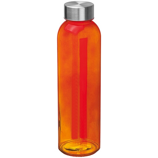TANGARA Skleněná láhev na pití, 500ml, oranžová