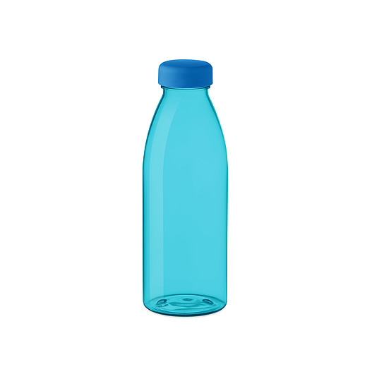 TAPURA Plastová láhev na vodu z transparentního RPET, objem 500 ml, tmavě modrá