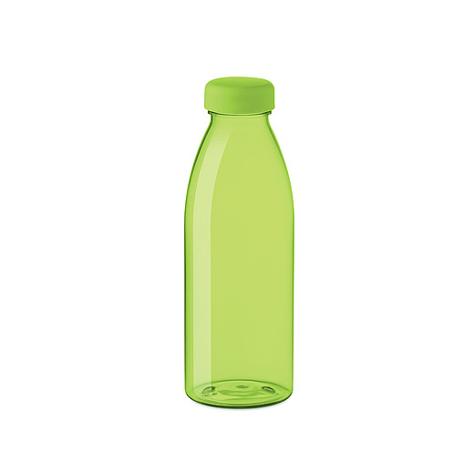 TAPURA Plastová láhev na vodu z transparentního RPET, objem 500 ml, zelená