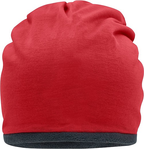 TARIOLA Zimní čepice s fleecovou podšívkou, červená