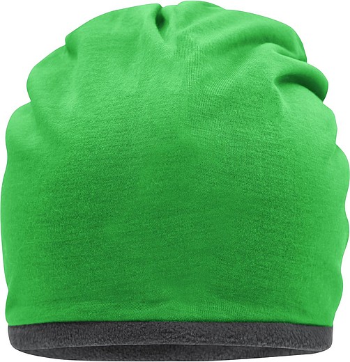 TARIOLA Zimní čepice s fleecovou podšívkou, zelená