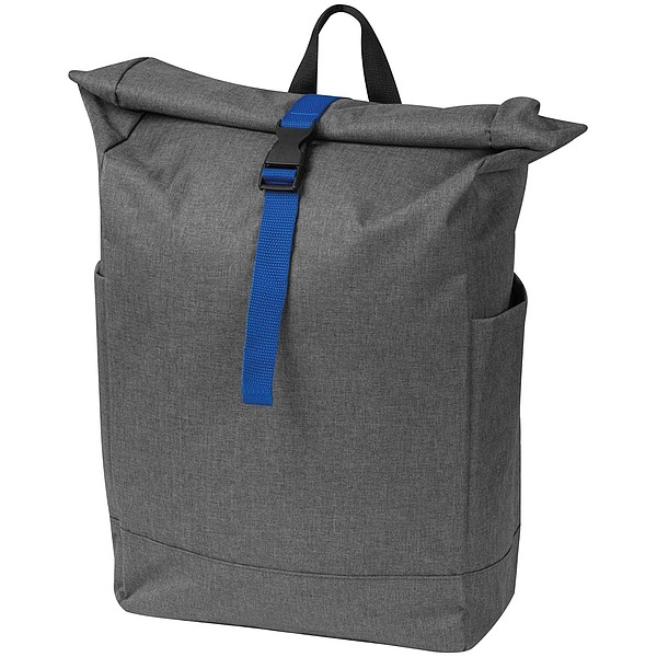 TARTUS Šedý batoh s modrým detailem
