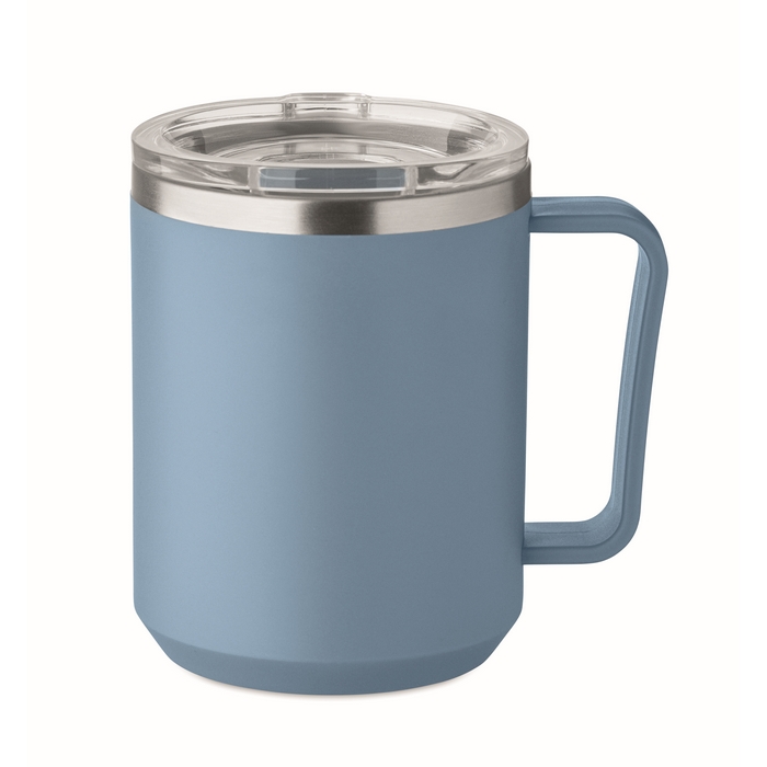 Termohrnek 400 ml, modrošedá