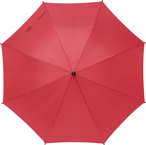 TERUEL Klasický automatický deštník, pr. 89cm, materiál RPET, červený