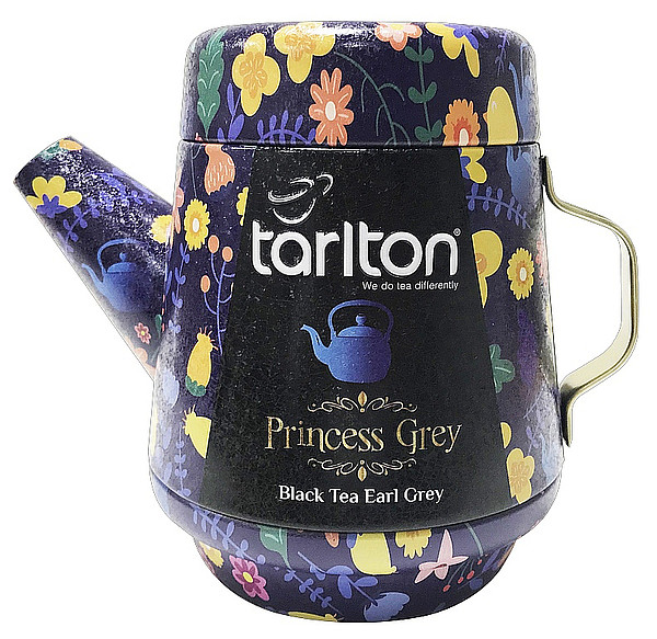 TIGLO Tea Pot Tarlton Princess Grey Black Tea plech 100g