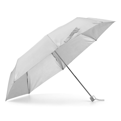 TIGOT. Skládací deštník, světle šedá