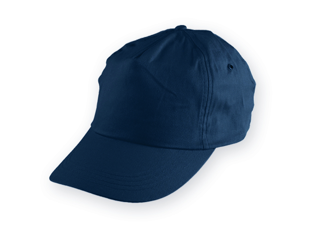 TIWI polyesterová baseballová čepice, 5 panelů, Modrá