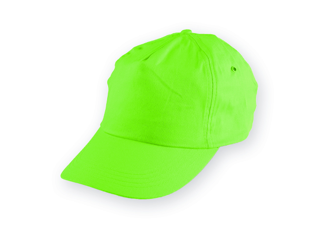 TIWI polyesterová baseballová čepice, 5 panelů, Světle zelená