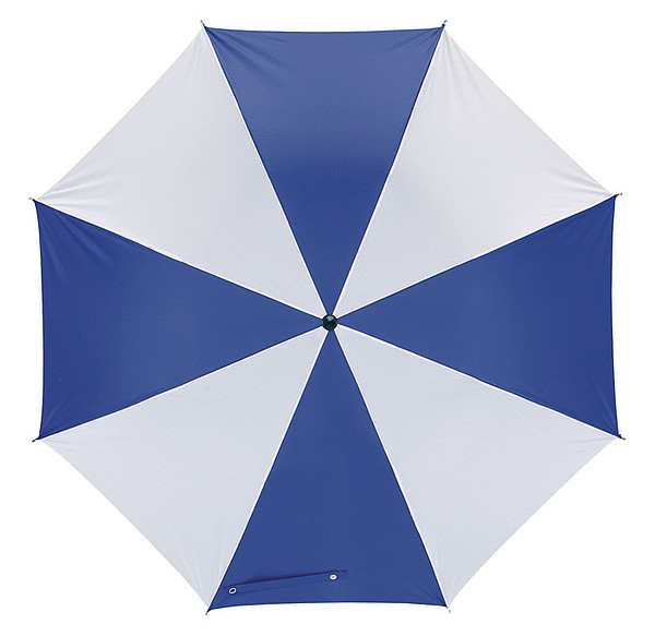 TIZIAN deštník skládací modro bílý. Průměr 85 cm.
