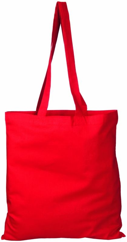 TOMAN Bavlněná nákupní taška, červená
