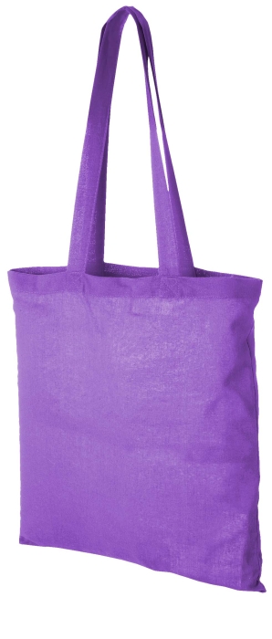 TOMAN Bavlněná nákupní taška, fialová