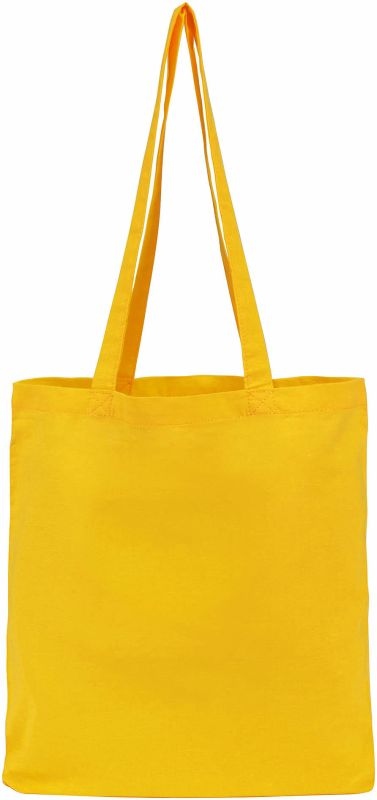 TOMAN Bavlněná nákupní taška, žlutá