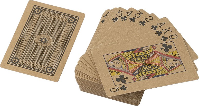 TOREO Hrací karty z recyklovaného papíru, 54 karet