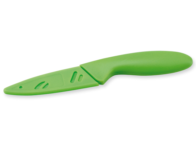 TOSHI nerezový kuchyňský nůž s antiadhezním povlakem, ostří 8 cm, Světle zelená