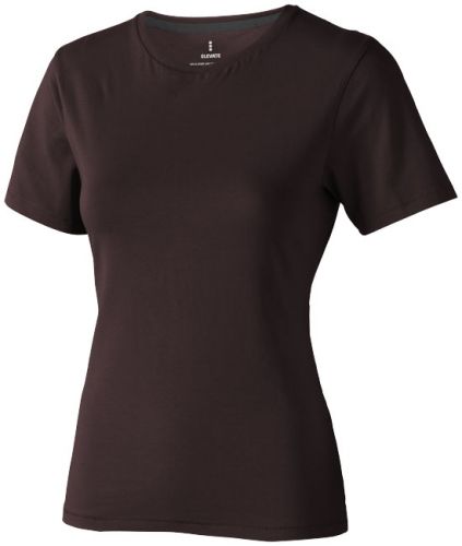 Tričko ELEVATE NANAIMO LADIES T-SHIRT čokoládová hnědá 476C, velikost S