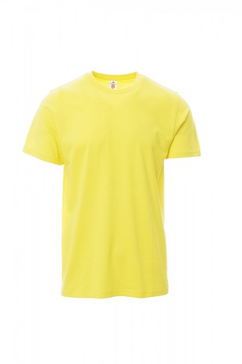 Tričko PAYPER PRINT světle žlutá XS
