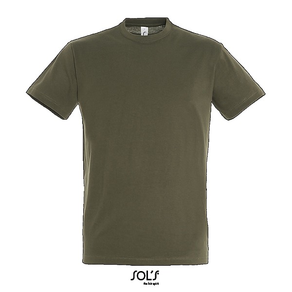 Tričko SOL´S REGENT, vojenská zelená tmavá, L