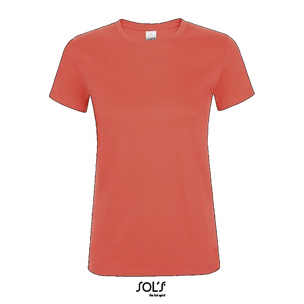 Tričko SOL´S REGENT WOMEN, korálově červená, L