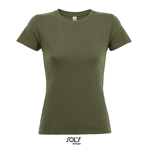 Tričko SOL´S REGENT WOMEN, vojenská zelená tmavá, L