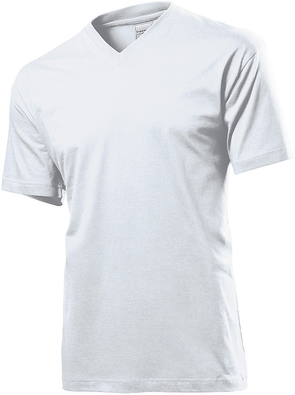 Tričko STEDMAN CLASSIC V-NECK bílá XL