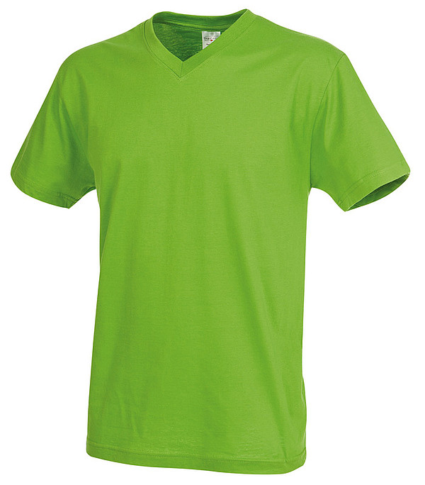 Tričko STEDMAN CLASSIC V-NECK jasně zelená L