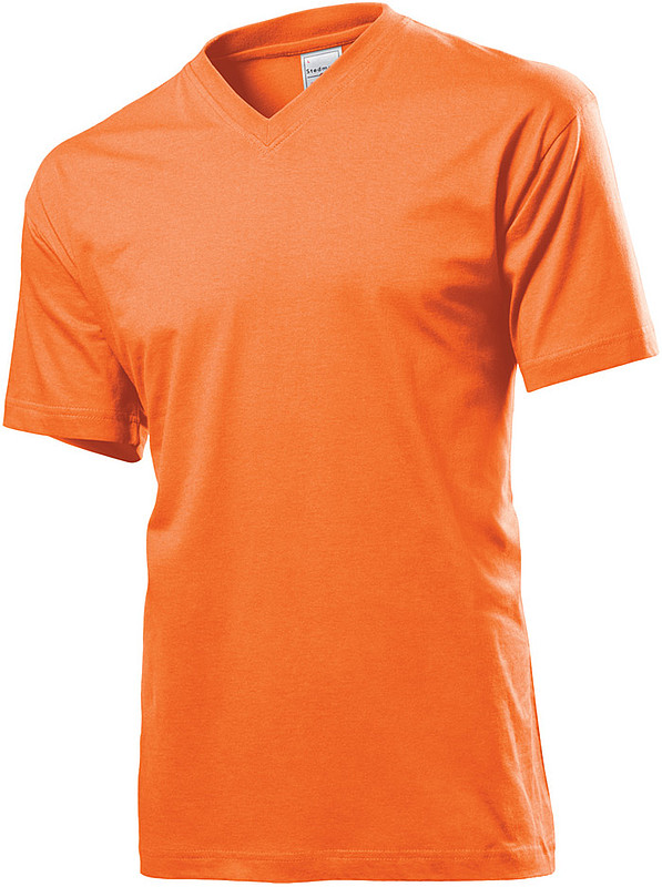 Tričko STEDMAN CLASSIC V-NECK oranžová S